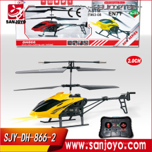 Cheap 2 Channel RC helicopter toys for kids electric flying airplane toys